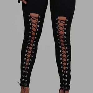 Lace up legging